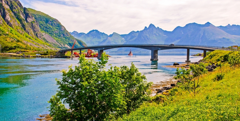 Bridge Over Fjord
