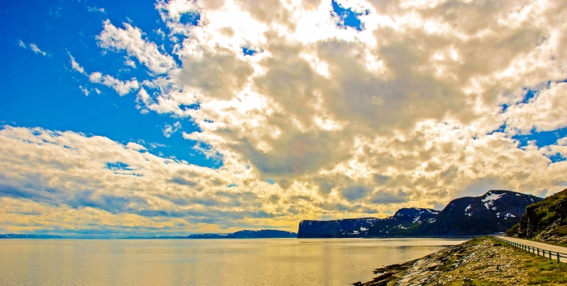 Porsangenfjord near Ytre Svartvikka