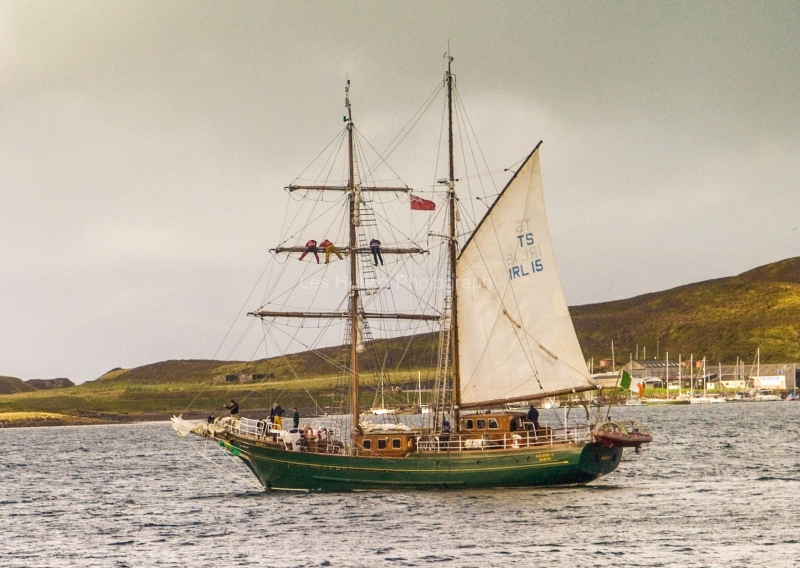 Asgard II in Oban Harbour