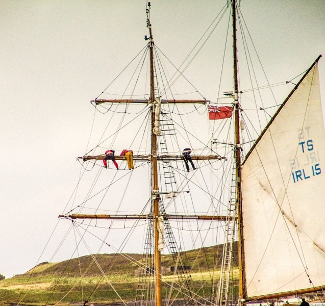 Asgard II in Oban Harbour