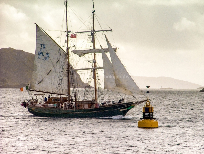 Asgard II leaving Oban