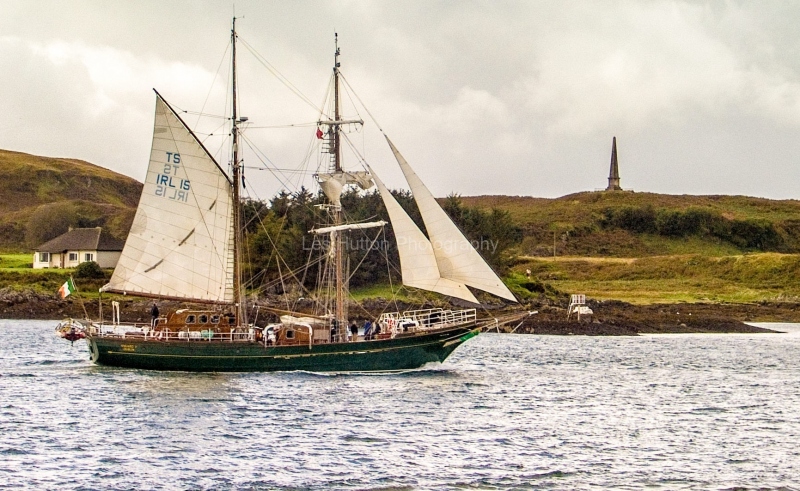 Asgard II leaving Oban