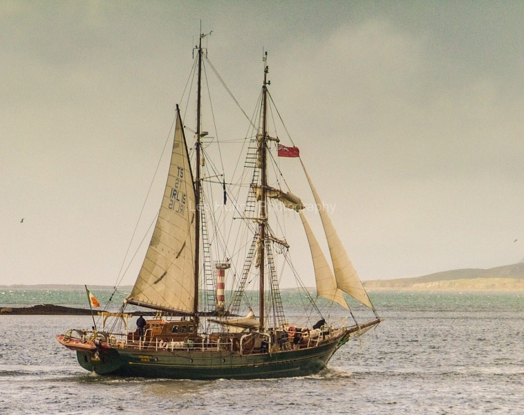 Asgard II leaving Oban