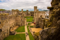 Inside Caernafon Castle
